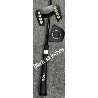 OZ1i 왼손잡이 퍼터 제로 토크 골프 블랙 밸런스 33 34 35 인치 스틸 샤프트, black 35 inches, black 35 inches