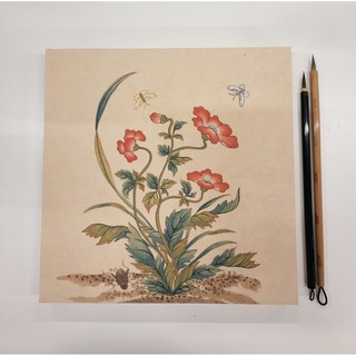 봄상회 신사임당 초충도 민화 그리기 키트, 봉선화와잠자리, 1개