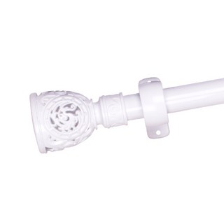 한국레일갤럭시 25mm 로얄 커튼봉 커텐봉, 화이트