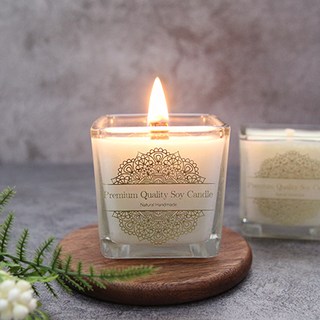 소이캔들 큐브-60ml, 가든파티, 우드 심지(포장안함), 1개, 60ml