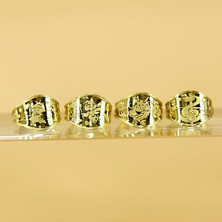 [0.5g] 용띠/뱀띠 순금 아기 백일반지 돌반지 아기천사 어린왕자 용 뱀