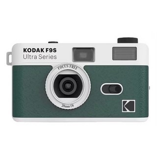 柯達 KODAK Ultra F9s 復古底片相機 - 2025新款 全格相機 傻瓜相機 交換禮物 H35, F9S 綠色, 1個