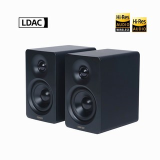 Edifier M60 主動式家用藍牙喇叭 (白色) Hi-Res Audio LDAC, 曜影黑色