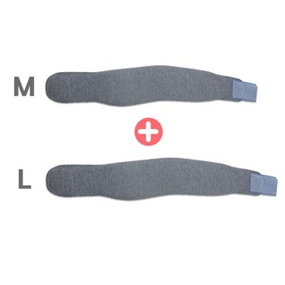 [모완비] 문정 의료용 목보호대 부목 목디스크 거북목 교정기 M+L 세트, 1개