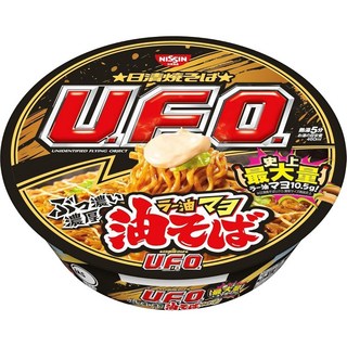 닛신식품 닛신 야키소바 UFO 아부라소바 라유마요 컵라면, 3개
