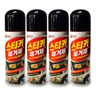 리빙굿 스티커 제거제, 220ml, 4개