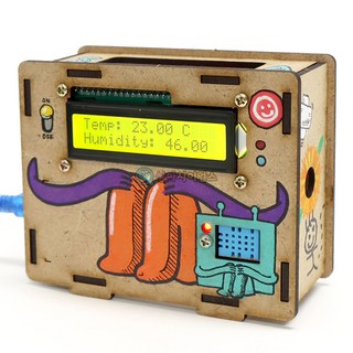 AI 아두이노 코딩 온습도측정기(챗GPT활용) 인공지능 인식 센서 감지 소리 온도 습도 자동측정 만들기 키트