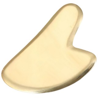 黃銅愛心臉部按摩刮痧板, 1個