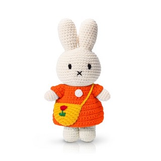 橘荷屋 現貨 荷蘭 Just Dutch 手工編織娃娃 鬱金香鞋/包系列 米飛 米菲 miffy nina