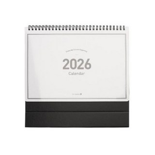 모닝 스탠딩 캘린더 2026 중(210 x 177 x 80 mm), 화이트, 1개