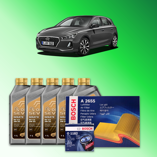 i30 (PD) 1.6터보 가솔린 엔진오일세트 세븐골드 9 RV C3 5W30, 세븐골드9 RV C3 엔진오일세트, 기본세트▶엔진오일세트만 구매하기