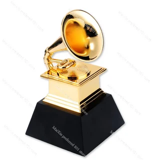 그라미 트로피 아카데미 어워즈 컵 영화 및 텔레비전 공예 장식 모델 기념품, 03 Grammy Trophy