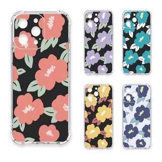 24H快速出貨 TRON 三星 A52/52s 平塗手繪花A款 四角防摔 軟殼 手機殼