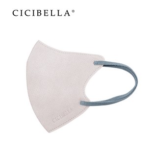 CICIBELLA 6D輕呼吸口罩-10入(共6色) 新色上市, 1個, 淺灰(新色)