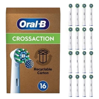 德國百靈 Oral-B 歐樂B 刷頭 EB50 Pro 多角清潔 盒裝16入 新版, 1個, EB-50 PRO