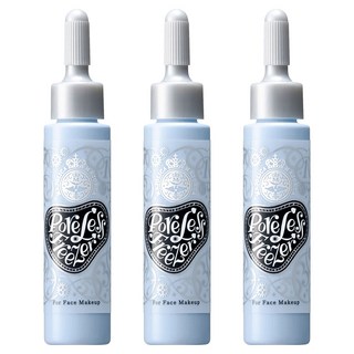 MAJOLICA MAJORCA 戀愛魔鏡冷感毛孔隱形妝前乳 15ml, 3個, 單色