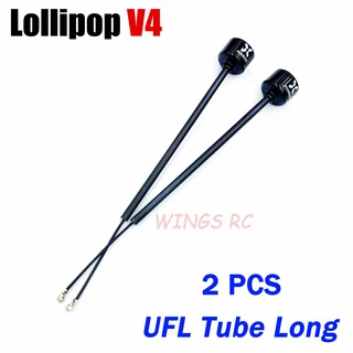 Foxeer 안테나 롤리팝 4 FPV 5.8G 2.6Dbi Stubby RHCP SMA UFL 스트레이트/앵글 MMCX 7.2g 레이싱 드론용, 07 2pcs UFL Long 15cm