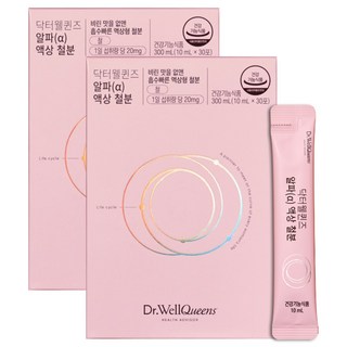 닥터웰퀸즈 알파 임산부 어린이 액상철분, 300ml, 2개