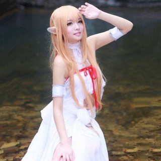 結城明日奈亞絲娜cos服 劍神域囚服漫展年會派對cosplay服裝女裙