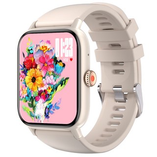 WAPIK 블루투스 통화 스마트워치 Z8 초등학생 어린이시계 한글판 GPS, GPS + 블루투스, 4.8cm, 화이트