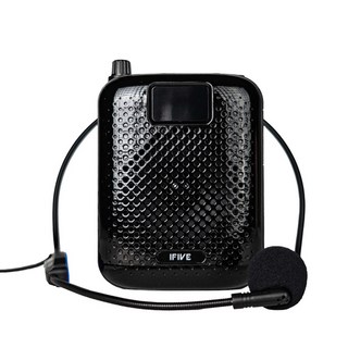 【IFIVE】高階款藍牙擴音機『贈頭戴麥克風』 另贈專用收納袋！, 1個, 鋼琴黑, 鋼琴黑, if-SP500