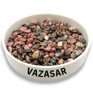 天然薔薇石黑線薔薇石玫瑰石薔薇輝石碎石組，溫和去除足部角質，重現柔嫩光滑，居家輕鬆享受專業足部護理, 1個, 商品編號A085/薔薇石,7-14mm/100克