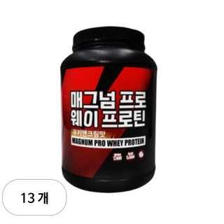 매그넘 프로 웨이 프로틴 쿠키앤크림맛, 13개, 1.5kg