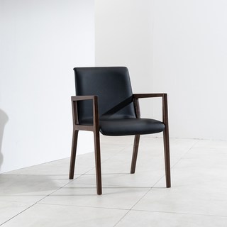 리바트 오브라 식탁의자 가죽 암체어형, 시 트렌치 소프트샌드