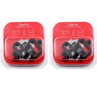 make speed 兼容式騎行鞋夾板組, 2入, 黑色