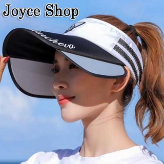 Joyce shop 오래달리기 여성 모자 썬캡 자외선차단 얼굴 가리개 여성썬캡 햇빛가리개 여름 햇빛차단 마스크 등산 낚시 골프 용품