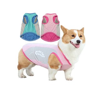 강아지 여름 쿨조끼 쿨티 반사 쿨링 베스트 4XL gfo*011yd, 4XL_민트 블루, 1개