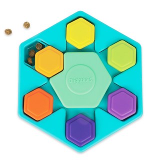 브라이트킨즈 강아지 장난감 노즈워크 스핀&씽크 육각퍼즐 LER9428, 1개, 혼합