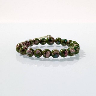 【杰鴻】綠葫蘆琉璃圓珠手串 8MM寶石珠珠 DIY手工材料 圓珠手鍊 琉璃珠