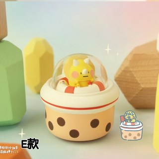 M.M小舖 夥伴玩具 轉蛋 扭蛋 吃貨恐龍趣宇宙 三角龍 翼手龍 始祖鳥 花邊龍 全6款, 1個, E款/三角龍4A710