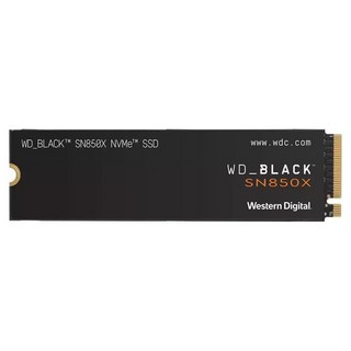 Western Digital 威騰 SN850X NVMe SSD內建遊戲硬碟 黑色, WDS400T2X0E, 4TB