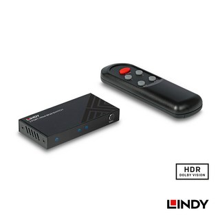 LINDY德商38337 HDMI 2.1 8K@60HZ 二進一出影像切換器 支援HDR10，HDCP2.3，隔日到貨, 1個, 38337