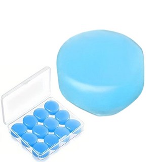 호플 소음 조절 실리콘 밀폐형 귀마개, 1개, 12개입