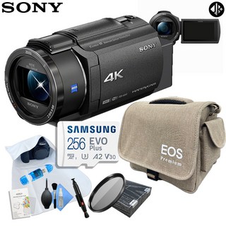 소니 FDR-AX43A 4K 캠코더 + 입문용 8종 패키지 (256GB 메모리 // 슬림MC UV 필터 // 프리미엄 가방)
