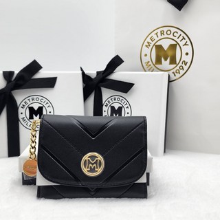 메트로시티 여성 3단 반지갑