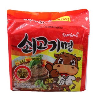 삼양 쇠고기면 120g, 1개