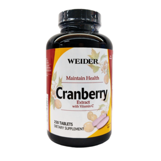 WEIDER 威德 蔓越莓錠, 1個, 250顆