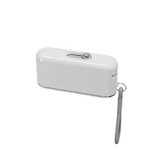 구강 관리 자동 이젝터블 치실 디스펜서 (10개 포함) 프레스온 스틱 정리함 가능, 02 White