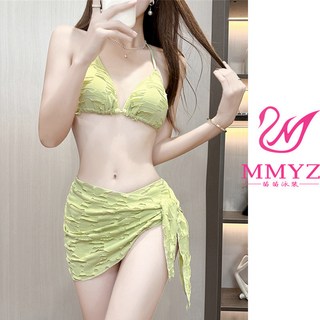 歐美新款比基尼 性感蕾絲綠色分體泳衣, 1805黑色,L適合52.5-57.5公斤