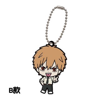 M.M小舖 BANDAI 轉蛋 扭蛋 鏈鋸人軟膠吊飾 P2 鏈鋸人 波奇塔 真紀真 全8款, 1個, B款/淀治 3C241