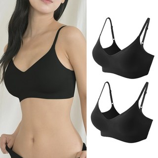 아소마 스포츠 노와이어 속옷 심리스 브라 1+1