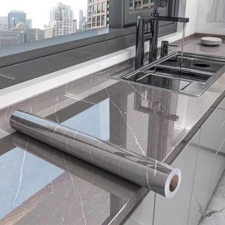 주방 방유 필름 스토브 방수 방습 벽지 조리대 자체 접착 캐비닛 리노베이션 타일 석 스티커, [04] 60cmX10m, [06] 6