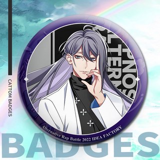 催眠麥克風新宿組麻天狼鐳射徽章掛件, 2觀音坂獨步,58毫米鐳射吧唧