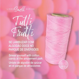 LINHASITA 巴西蠟線 1mm #915 糖果香氛線 – Macrame 編織、繩編、皮革手縫、手作、天然石包石專用, 1個, 原裝