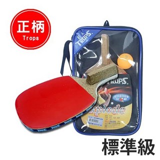 特波士 正柄五夾反膠桌拍(標準級/學校級/練習級) 桌球拍 乒乓球拍, 1個, 正柄球拍(標準級)