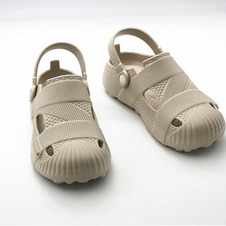 女士洞洞鞋 夏季 防滑厚底輕便 男士透氣網涼鞋 外穿 情侶沙灘鞋